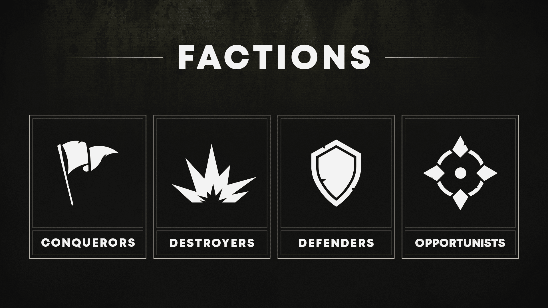 The Factions of Zephrys